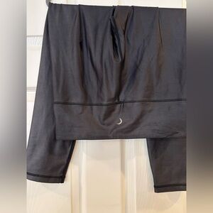 Black metallic Zyia leggings EUC SZ 8-10